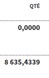Quantité 