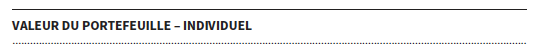 Individuel / conjoint