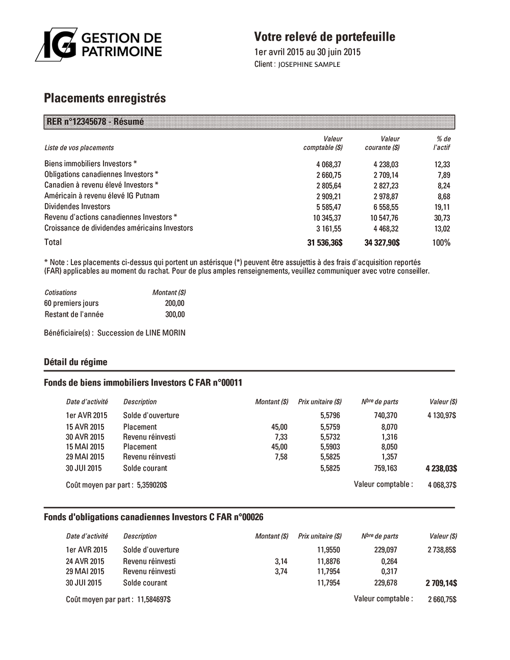 Registered Investments