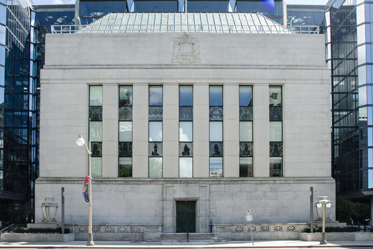 La Banque du Canada maintient son objectif de taux d’intérêt directeur