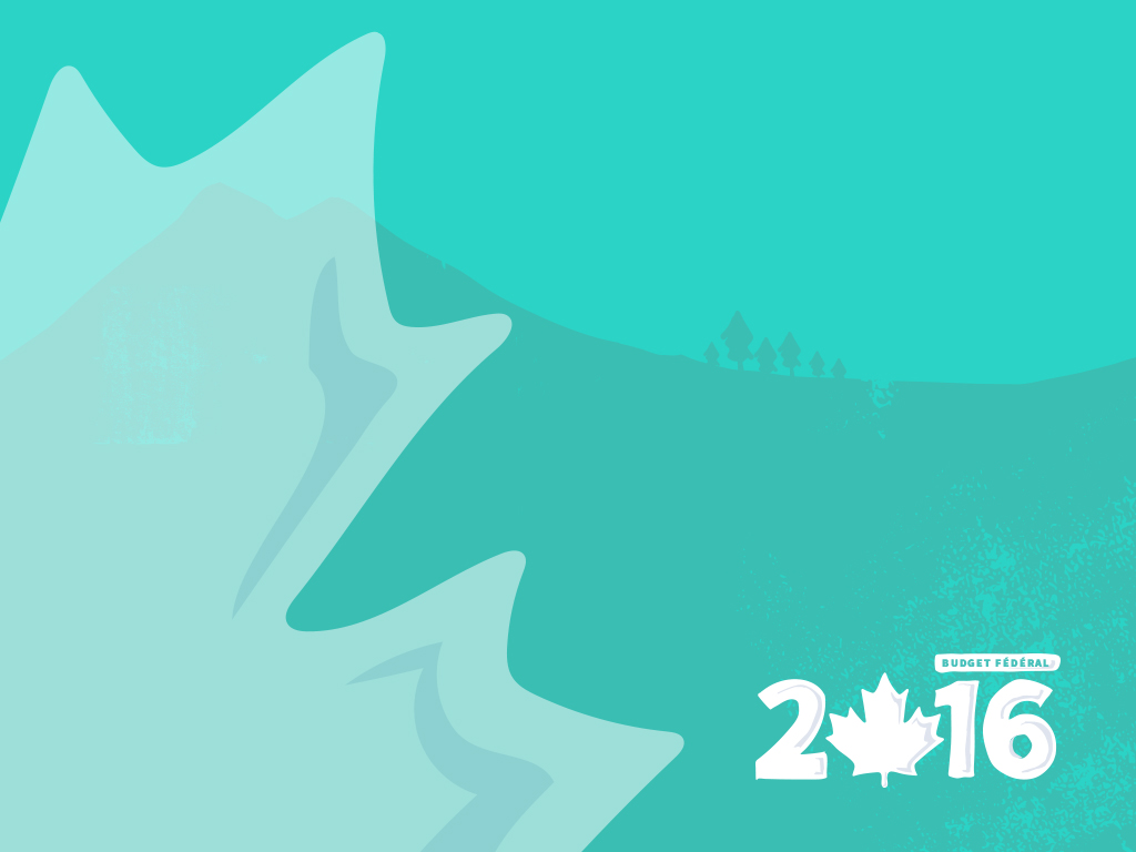 Budget fédéral 2016 